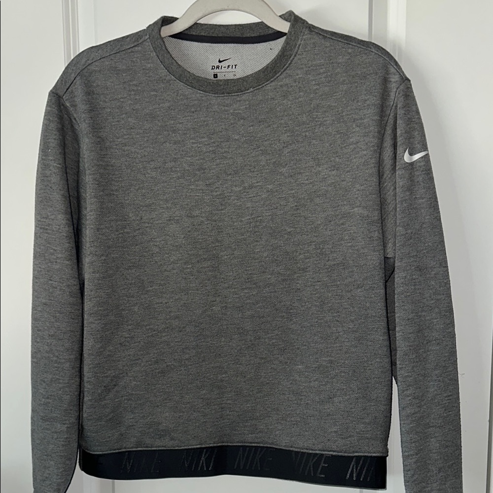 Nike Gray Crewneck Sweater Small